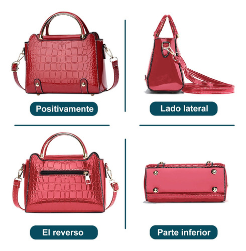 Bolsa Bandolera Mujer Moda Cartera Crossbody Tote Hombro