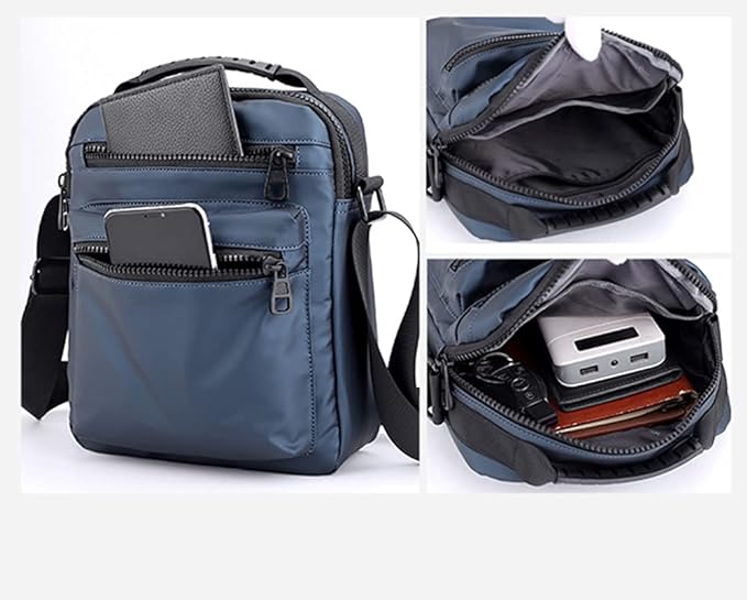 A CHIFEI Bolso Hombro Negocio Viaje Bolsa Casual Mano Cruzada Laptop Mensajero Hombre.