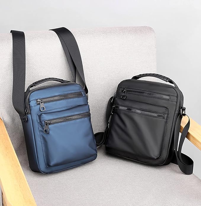 A CHIFEI Bolso Hombro Negocio Viaje Bolsa Casual Mano Cruzada Laptop Mensajero Hombre.