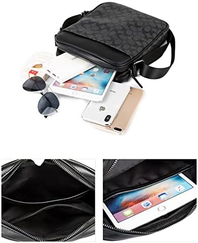 A Bolsa de hombro de los hombres y mujeres crossbody bolsa de la cintura bolsa de cuero bolsa de hombro a prueba de agua Bandolera Hombre y Mujer Impermeable+cartera,bandolera Mariconera Billeteras.