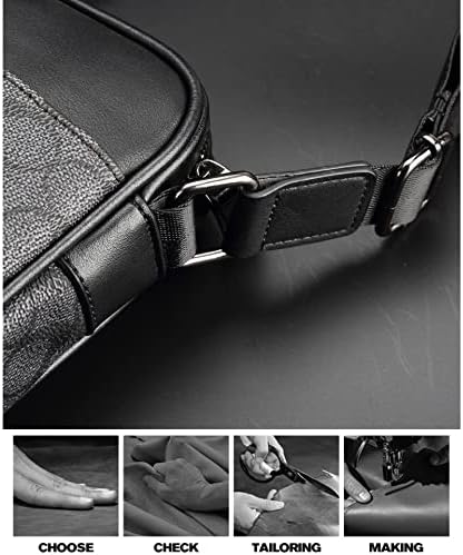 A Bolsa de hombro de los hombres y mujeres crossbody bolsa de la cintura bolsa de cuero bolsa de hombro a prueba de agua Bandolera Hombre y Mujer Impermeable+cartera,bandolera Mariconera Billeteras.