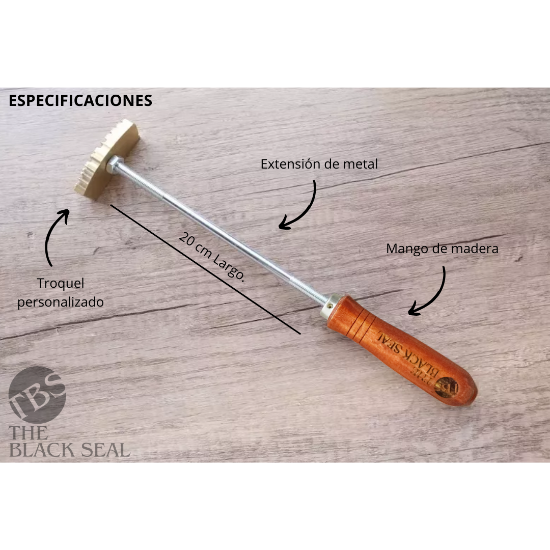 Sello Para Marcar Pan, Cuero, Hamburgesas, Comida 2.7 Cm.