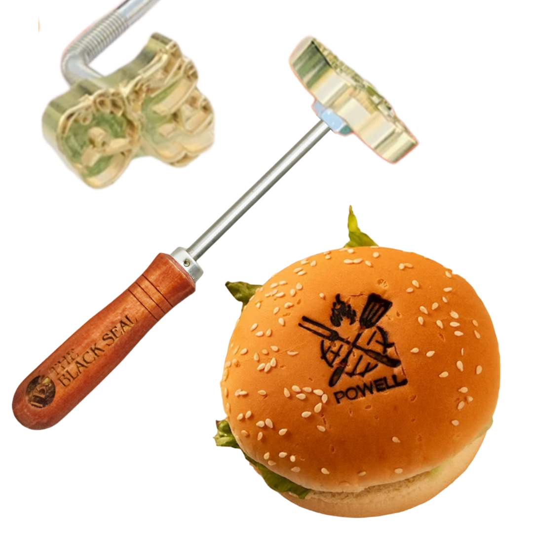 Sello Para Marcar Pan, Cuero, Hamburgesas, Comida 2.7 Cm.