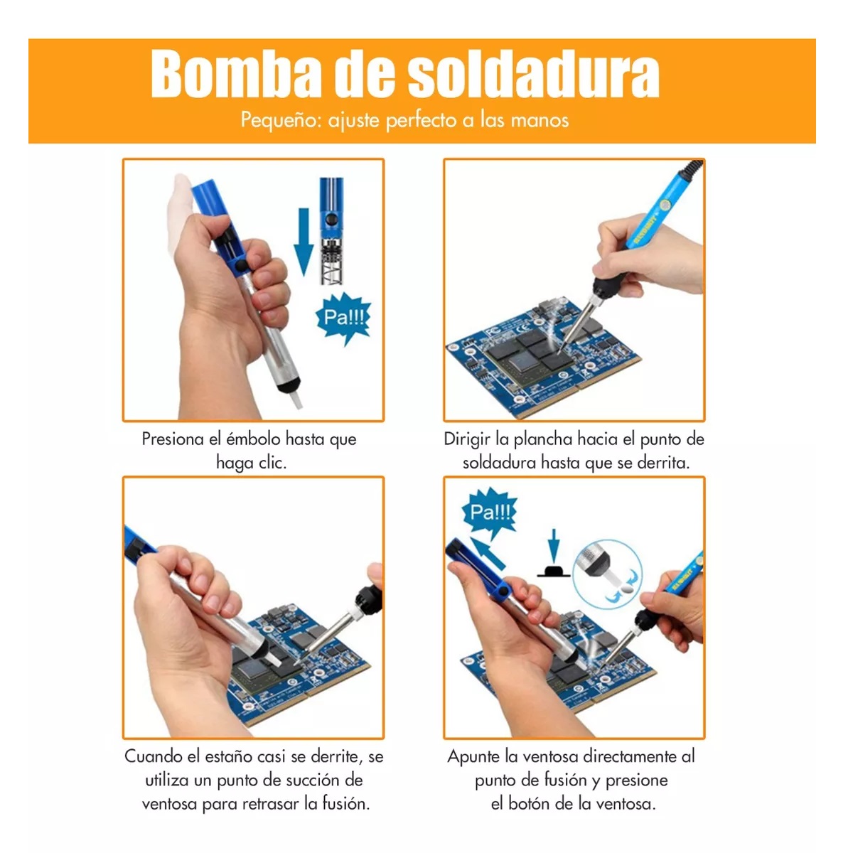 Kit Del Soldador, 60w Temperatura Ajustable, Puntas, Soporte.