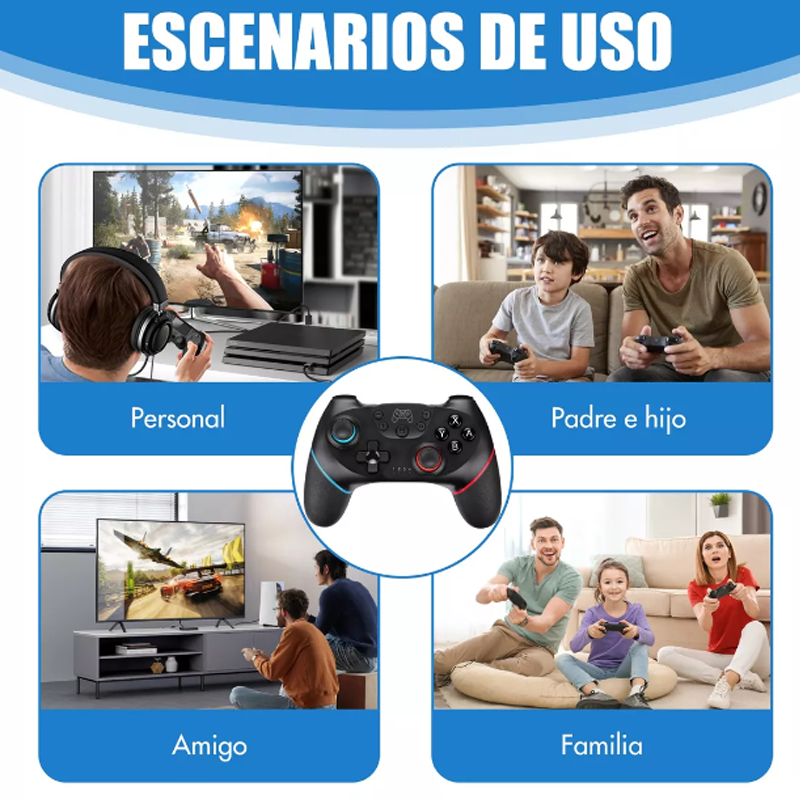 Control Inalámbrico Gamepad Y Joystick Para Nintendo Switch
