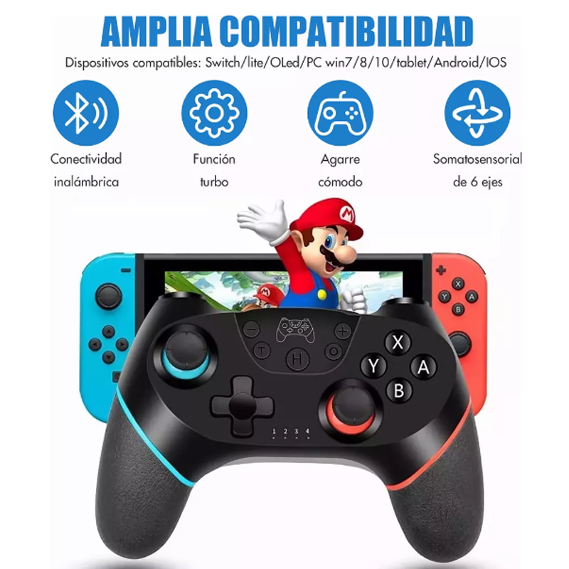 Control Inalámbrico Gamepad Y Joystick Para Nintendo Switch