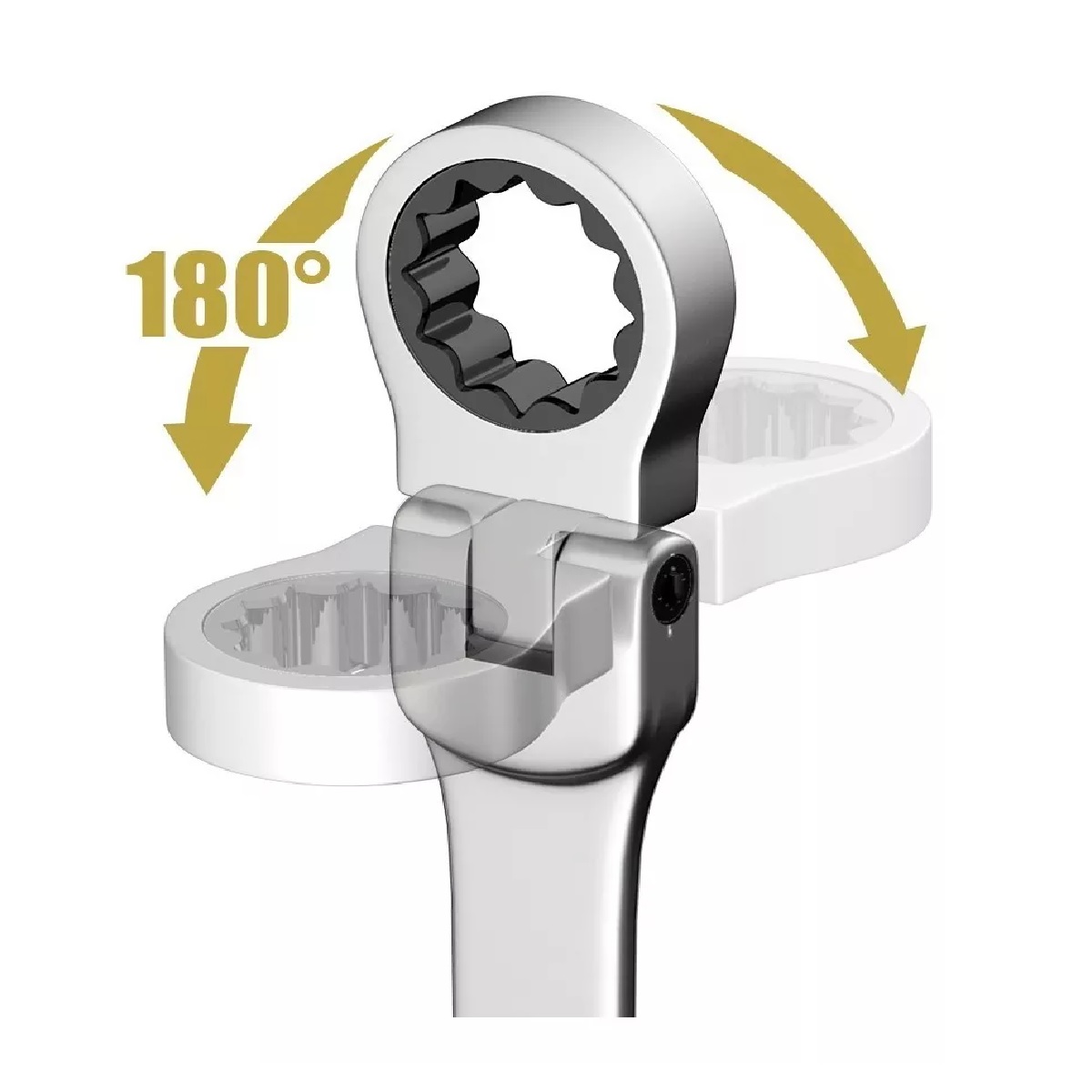 Kit De Llaves De Matraca Mecánicas, 13 Piezas Gris.