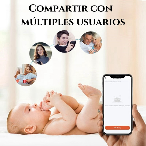 Cámara De Seguridad Wifi Smart Con 5mp Visión Nocturna