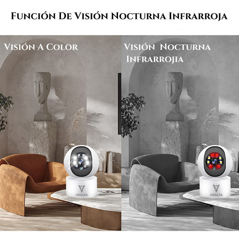 Cámara De Seguridad Wifi Smart Con 5mp Visión Nocturna