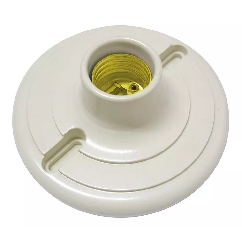 Portalámpara Baquelita Redondo Techo 4 Pulgadas 127v Surtek.