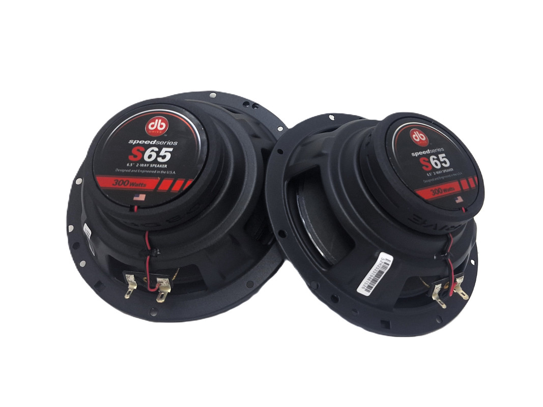 Bocinas Coaxiales DB Drive S65 65W RMS 6.5 Pulgadas 2 Vías.