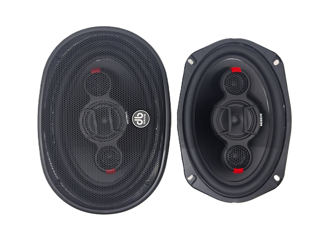 Bocinas Coaxiales DB Drive S69 125 Watts  RMS 6x9 Pulgadas 4 Vías.
