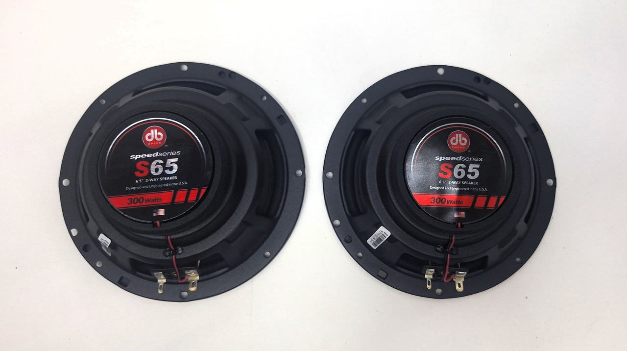 Bocinas Coaxiales DB Drive S65 65W RMS 6.5 Pulgadas 2 Vías.