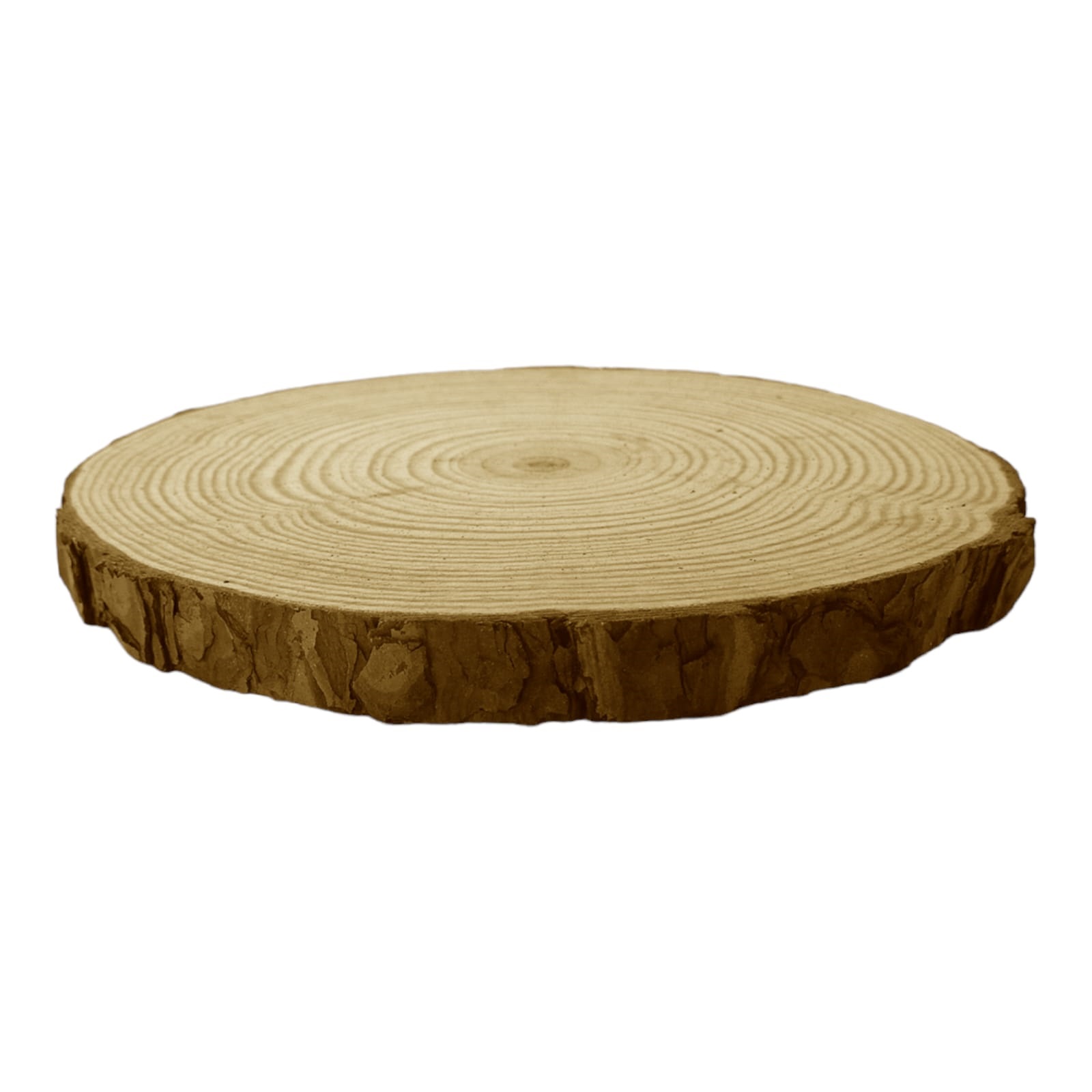 6 Rodajas De Madera Rústica Para Decoración 21 X 2 Cm