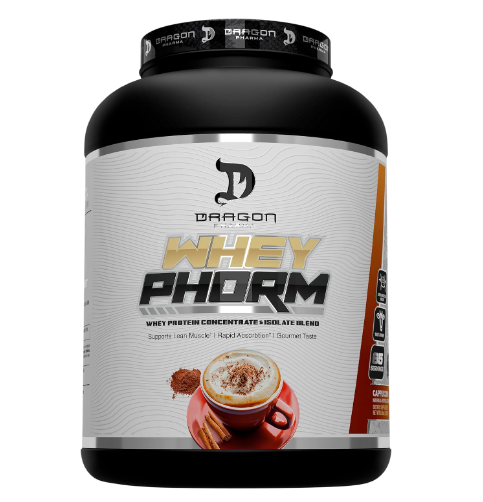 Proteina Whey Phorm Dragon Pharma 5LB (60 SERV) Cappuccino.
