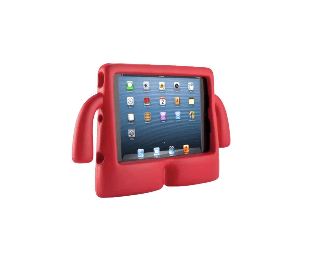 Funda Protectora Infantil con Bracitos más Mica de Cristal Gratis para Tablet Huawei MatePad SE 11 Color Rojo.