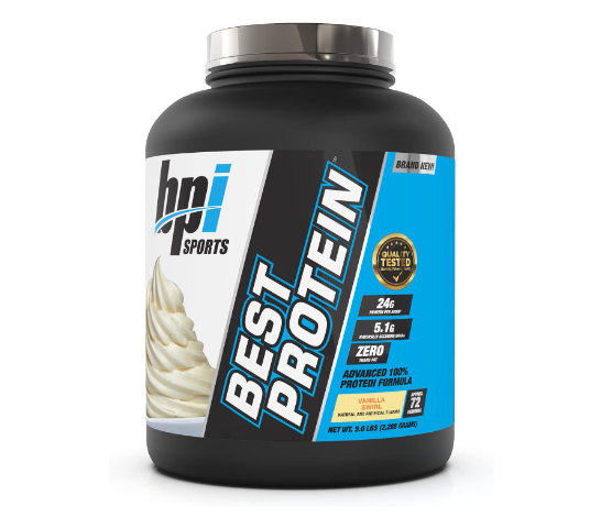 Proteina Best Protein BPI (72 serv) Vainilla Swirl.