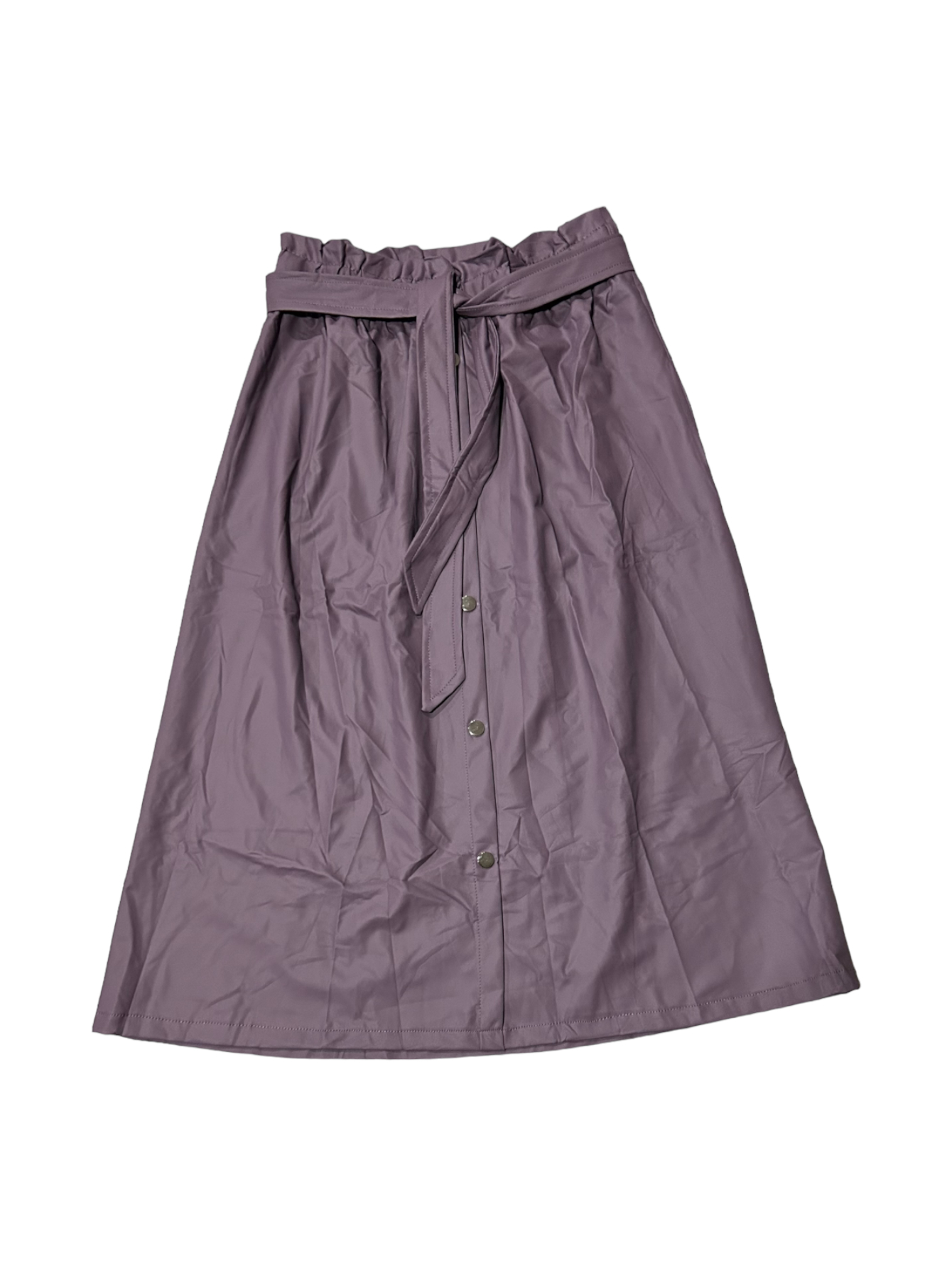 Maxi Falda Vinipiel Color Negra Para Mujer.