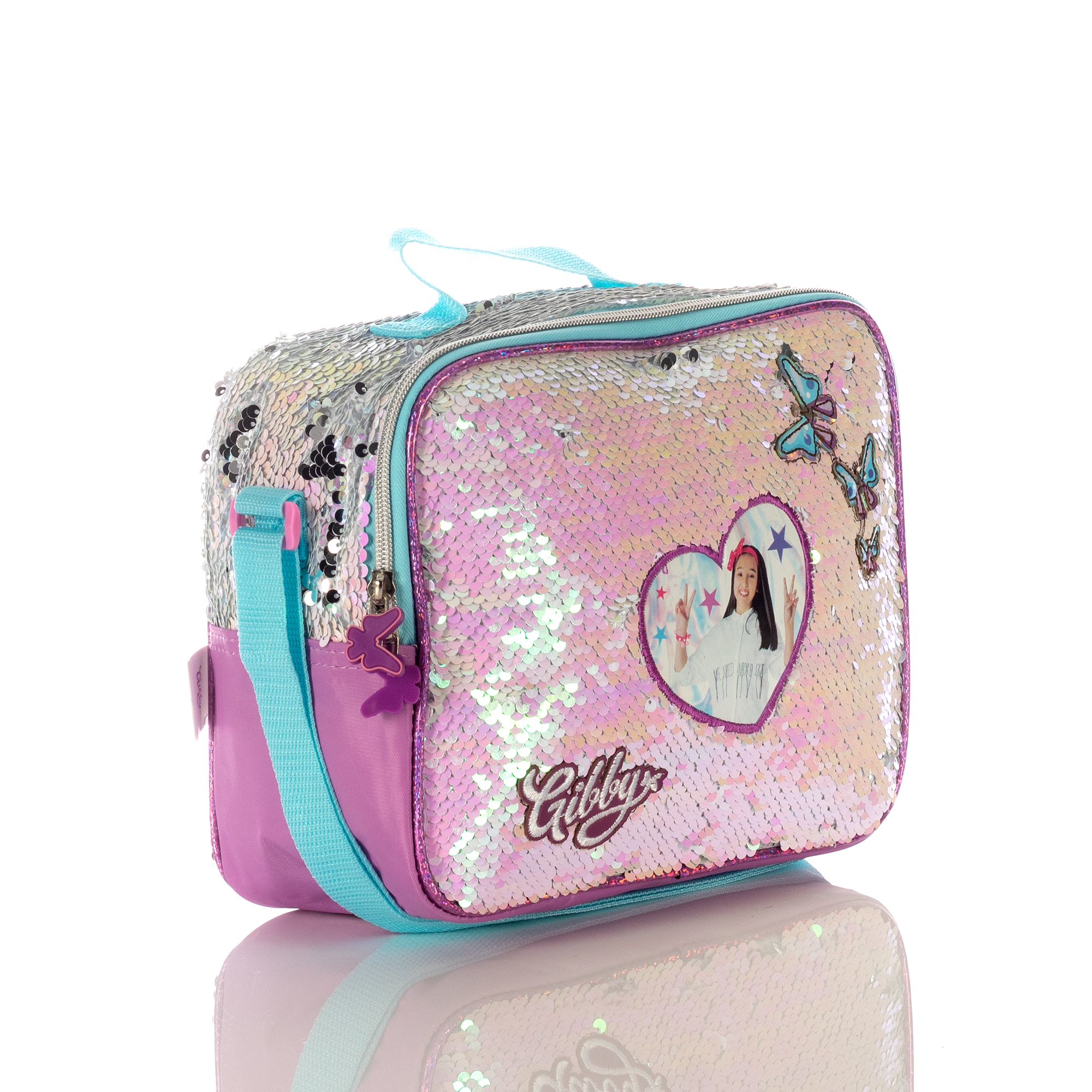 Lonchera Original Gibby Sequins Butterfly.