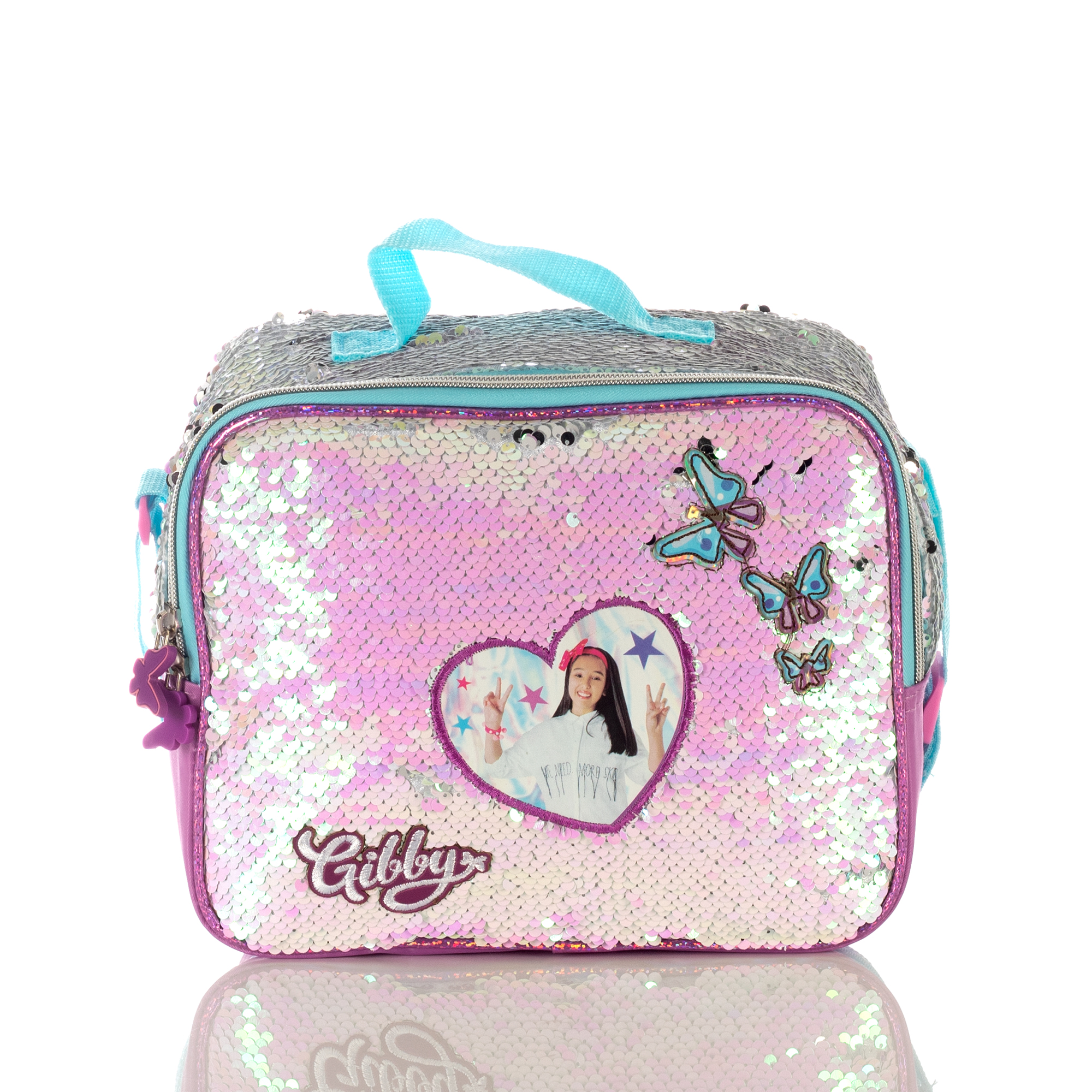 Lonchera Original Gibby Sequins Butterfly.
