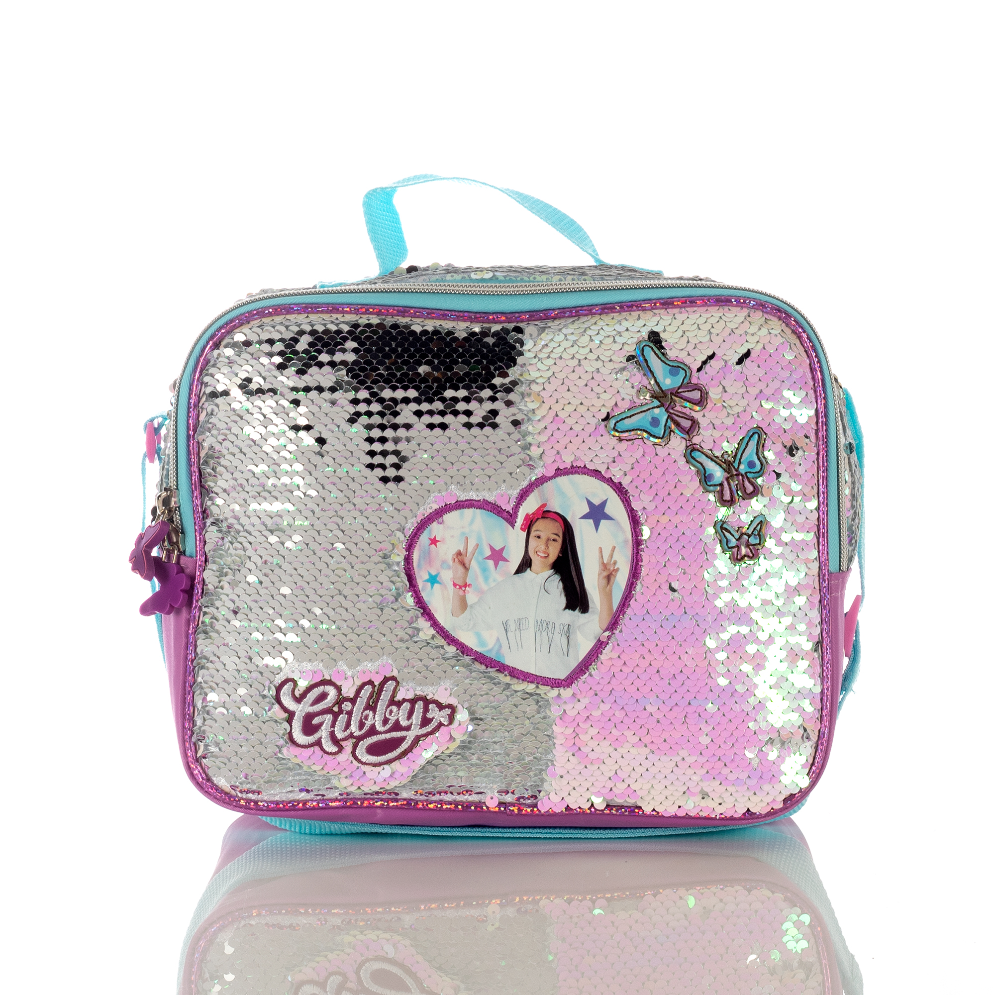 Lonchera Original Gibby Sequins Butterfly.