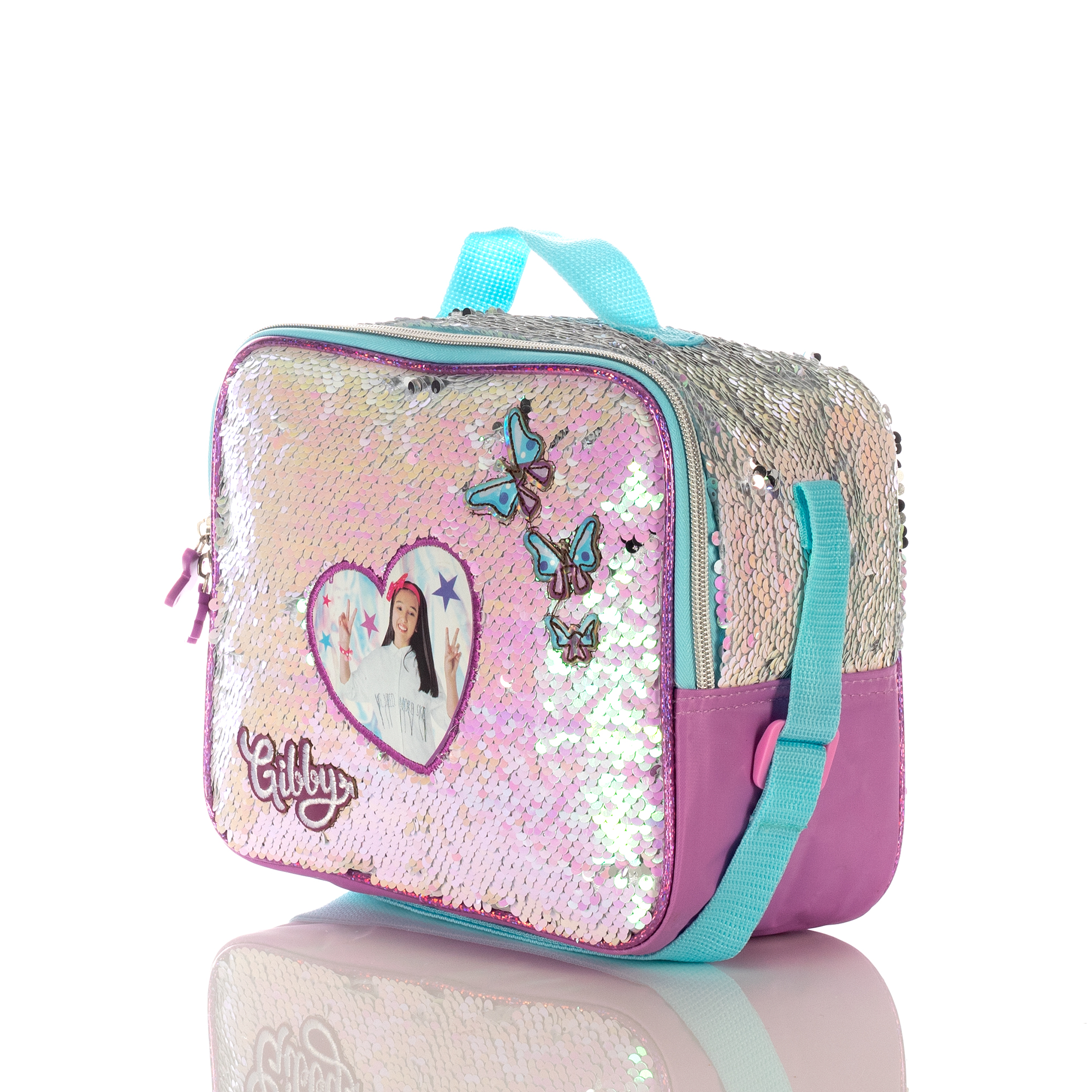 Lonchera Original Gibby Sequins Butterfly.