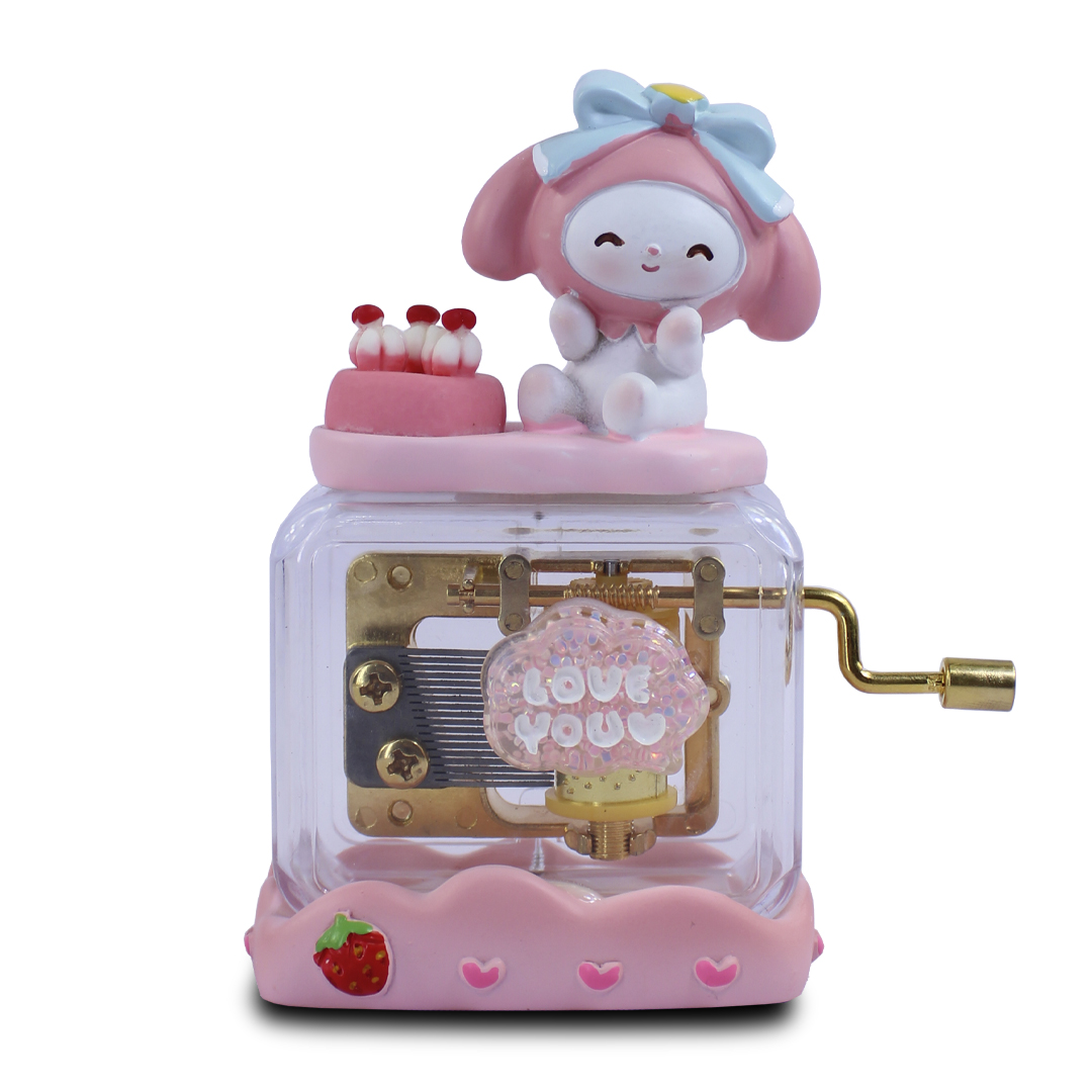  Cajita Musical Melodi Caja Mecanica De Música Estilo Retro.
