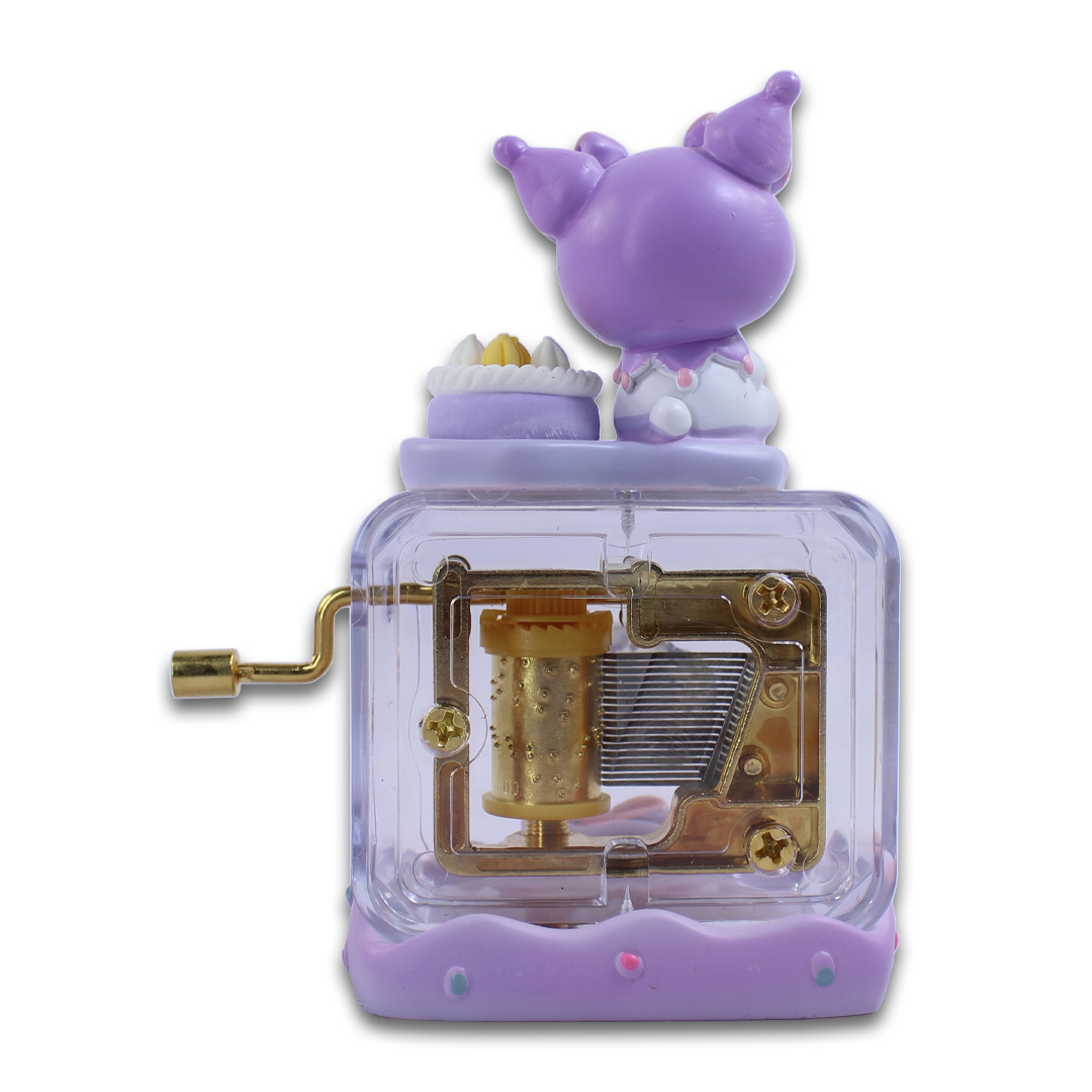  Cajita Musical Kuromi Caja Mecanica De Música Estilo Retro.