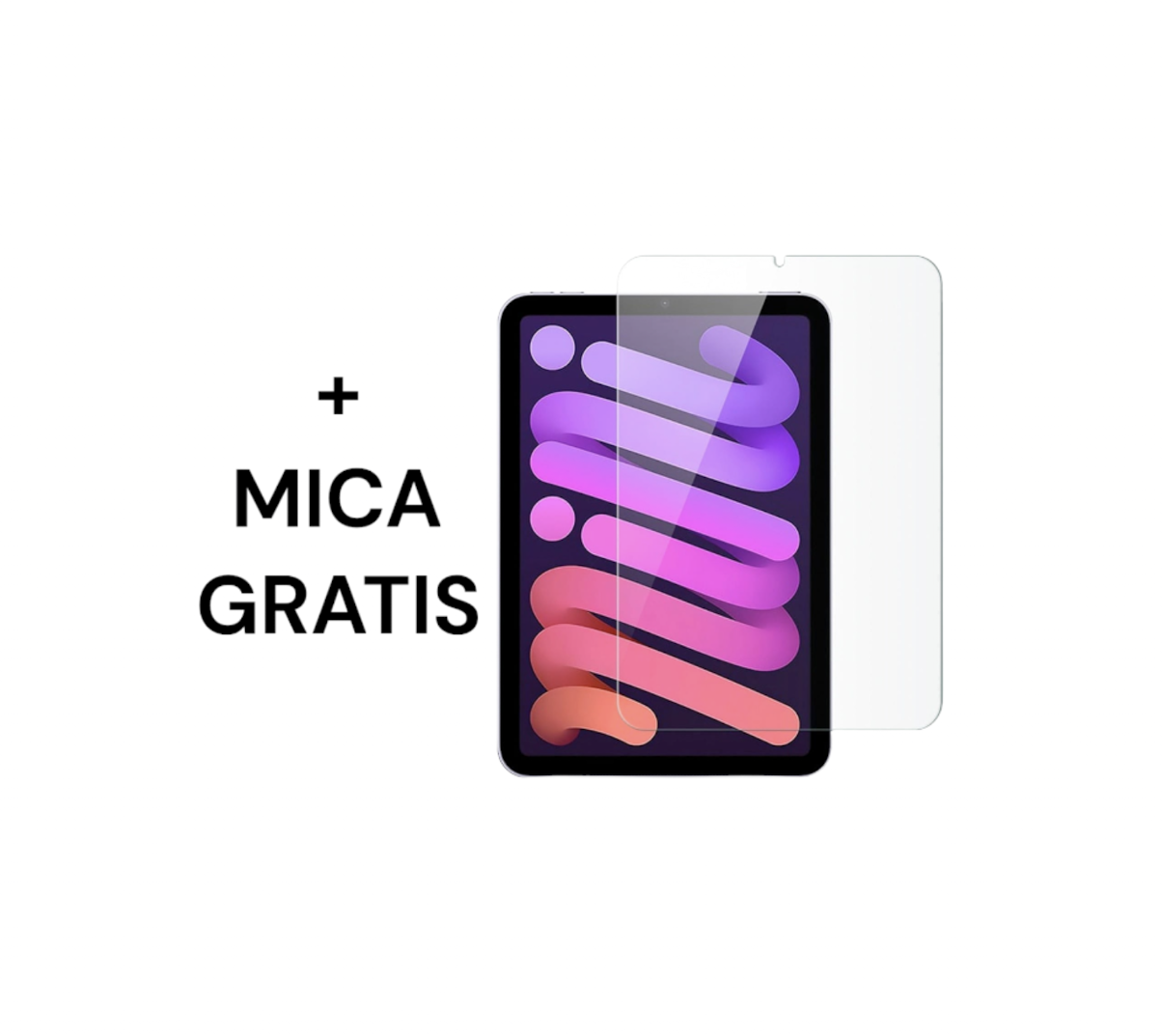 Funda Protectora Infantil con Bracitos más Mica de Cristal Gratis para Tablet iPad 2/3/4 9.7" Color Azul.