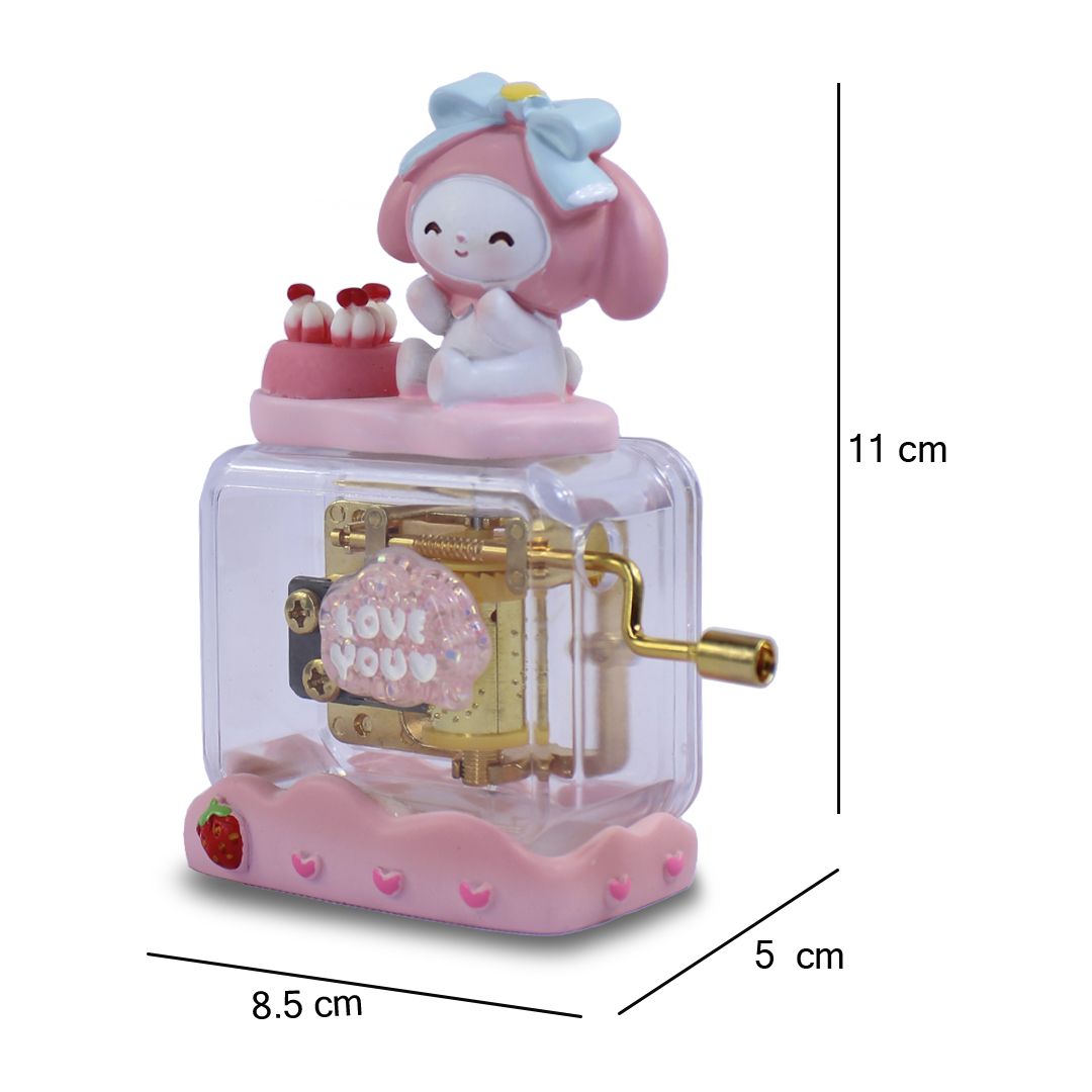  Cajita Musical Melodi Caja Mecanica De Música Estilo Retro.