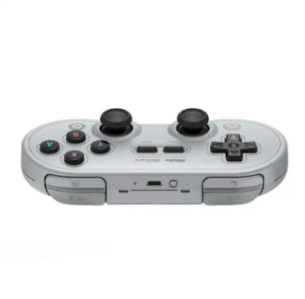 Control Joystick Inalámbrico 8bitdo Sn30 Pro G Classic Gris.