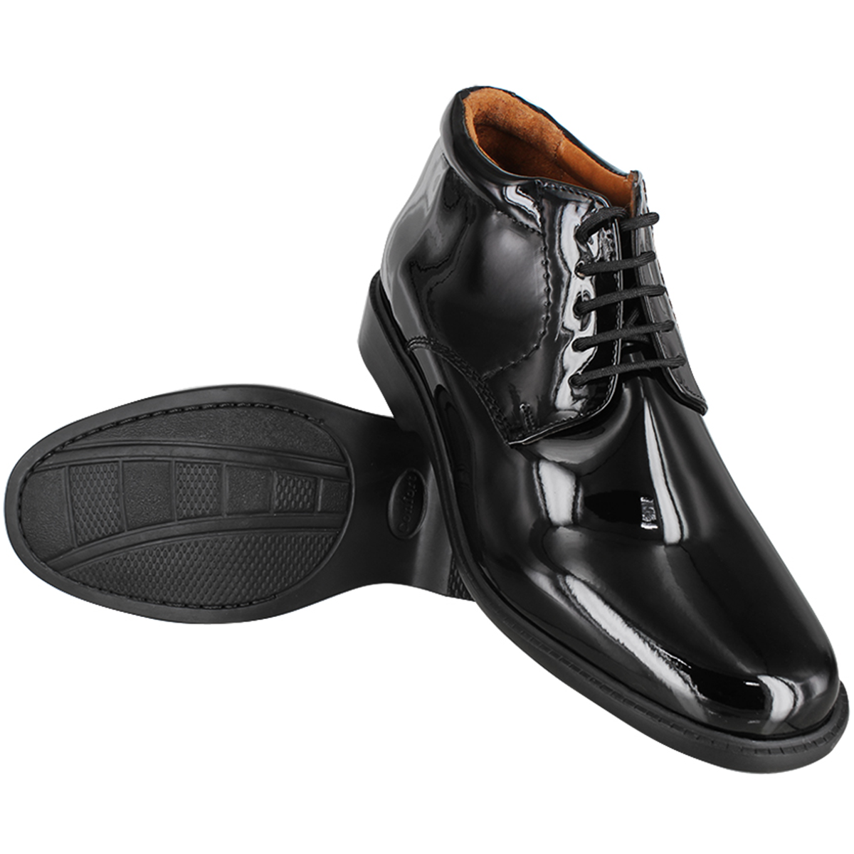 Bota Formal Hombre Vogatti 1657 Charol Negro PU Casual