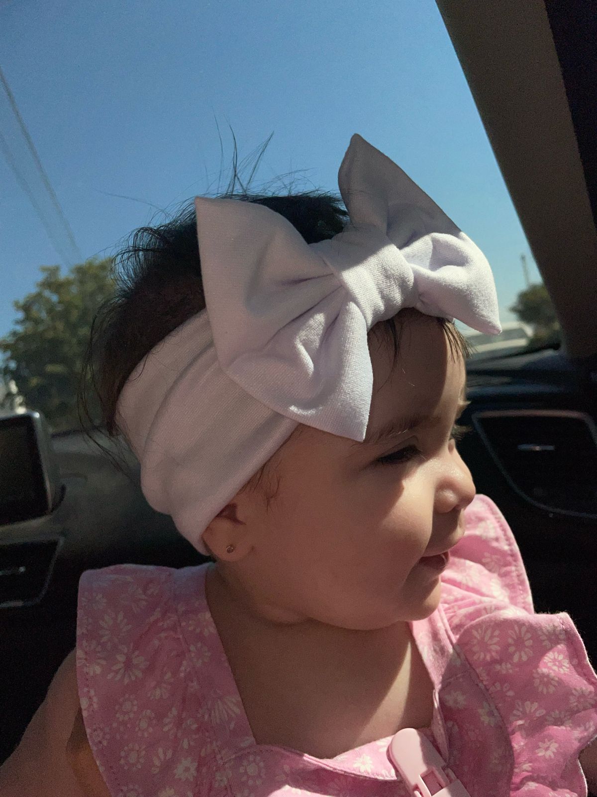 6 Banditas para bebe niña 0-6 M, Turbantes tiaras de moño, accesorios bebe, regalo baby.