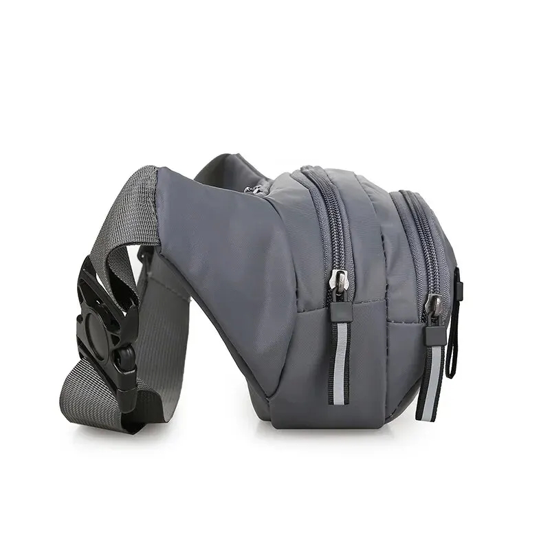 Cangurera sport gris .