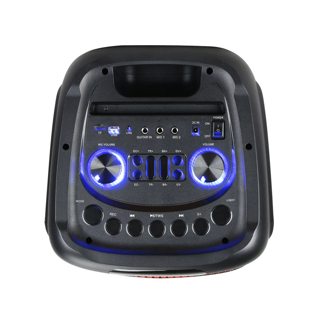 Bocina recargable bluetooth 2x8"" DW PARTY 2000