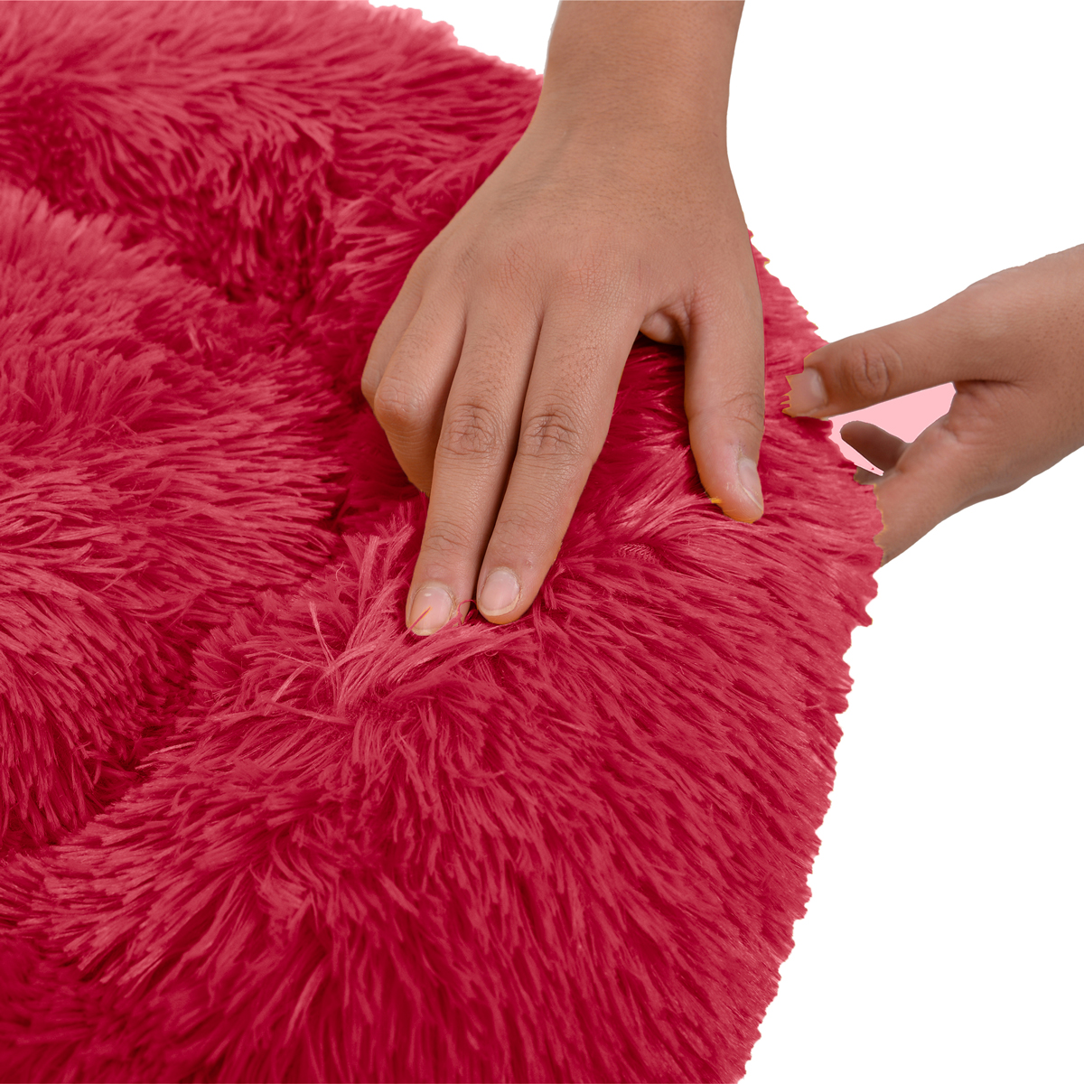 Cama Felpa Lisa Tipo Dona Suave Acolchonada Para Perro o Gato Anti Estres Comoda MOD.-04.
