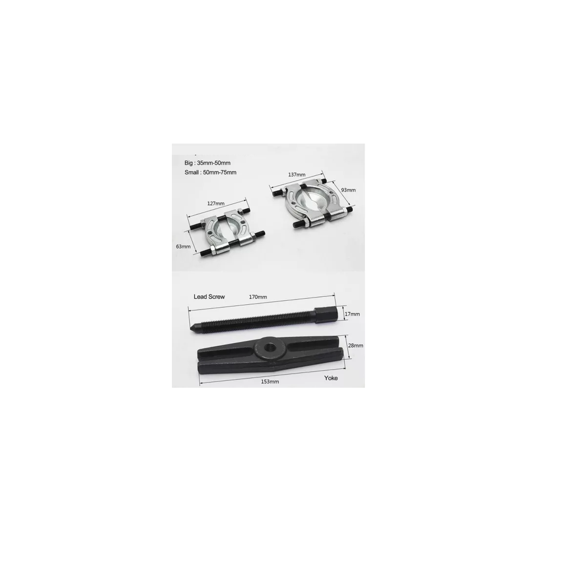 Extractores Y Separadores De Baleros Rodamientos P/auto 14pc Rojo/Plata