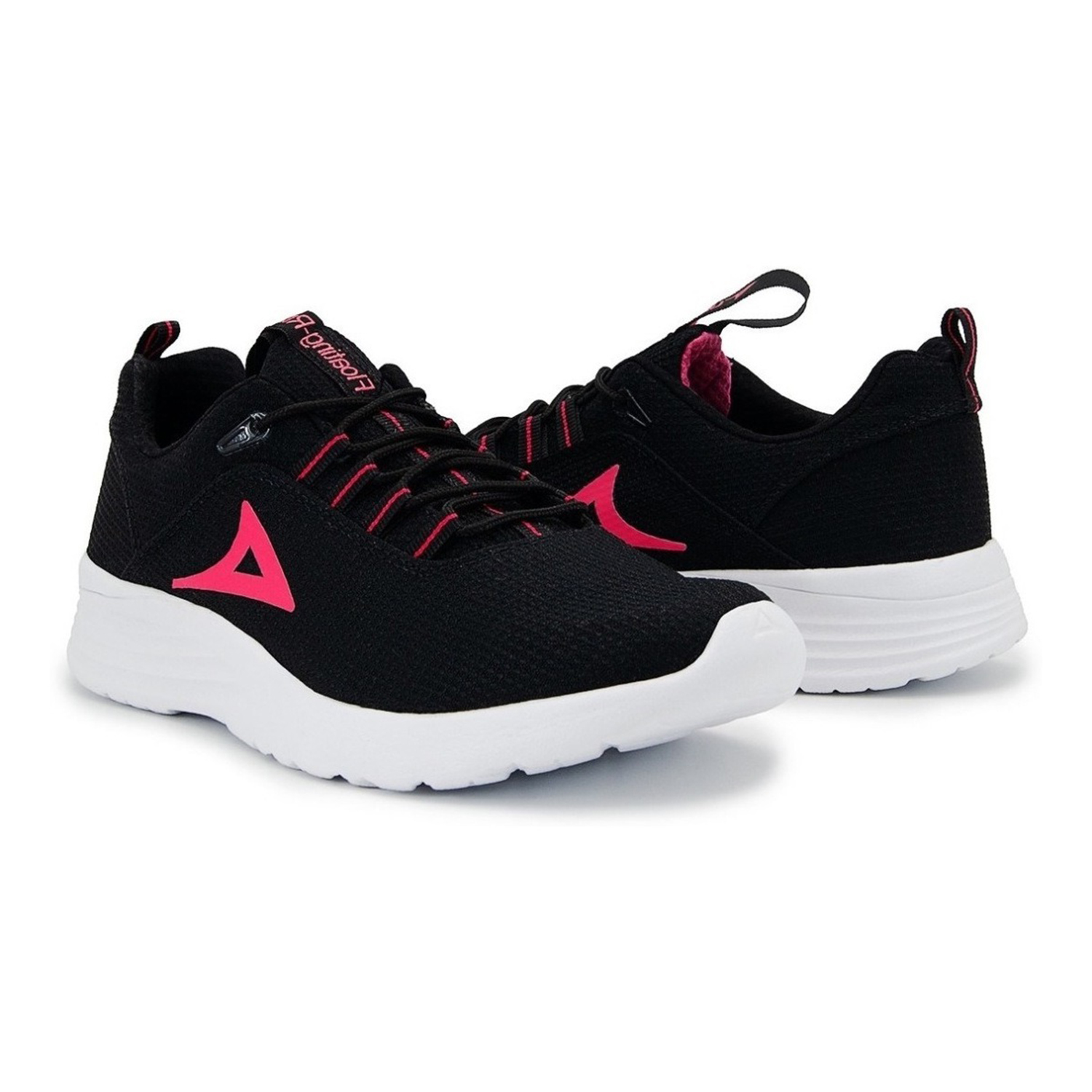 Tenis Running Para Mujer Pirma Brasil 248 Apolo Low Negro Fiusha.