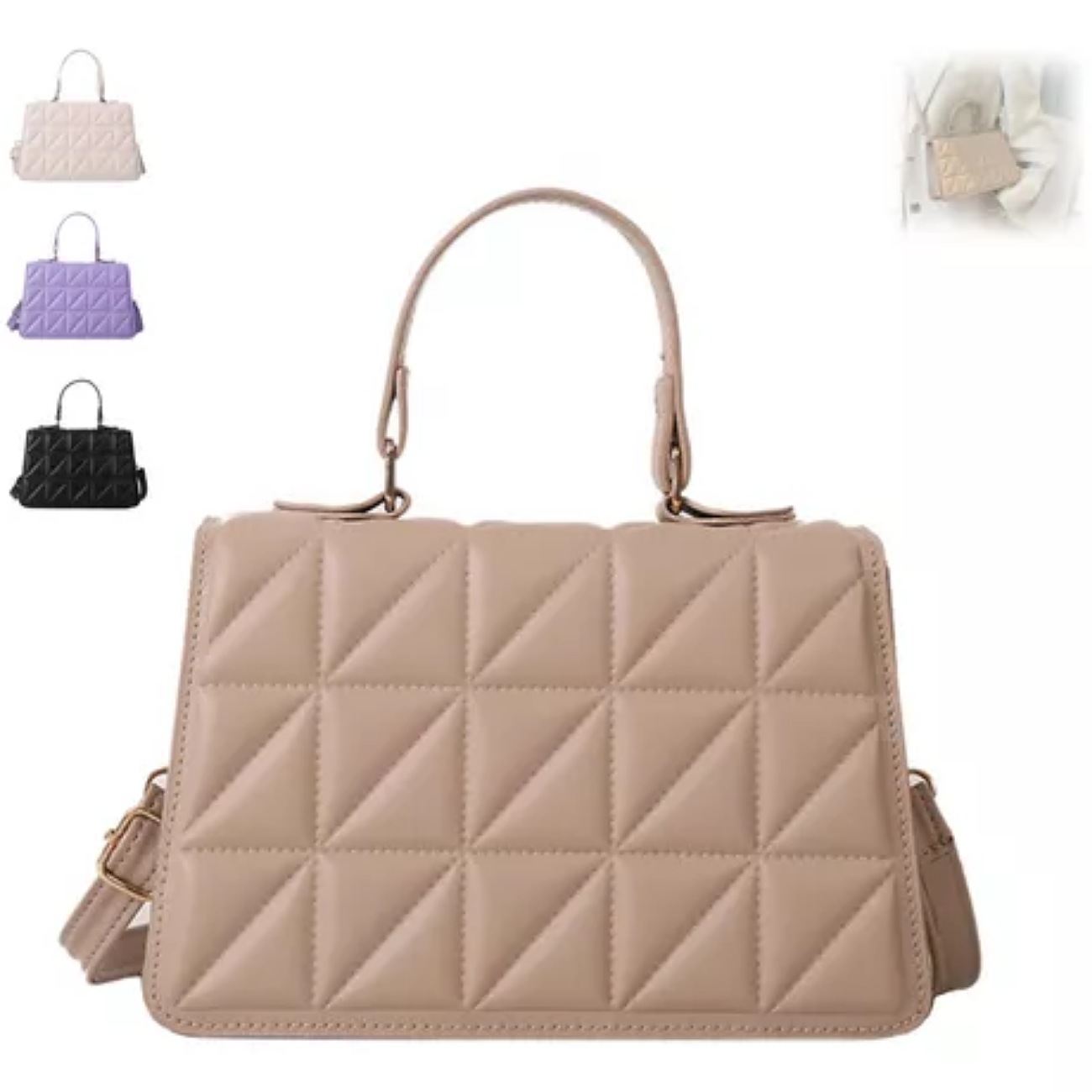 Bolso Bandolera Moda Bolsa De Mano Cuero Pu Para Mujer