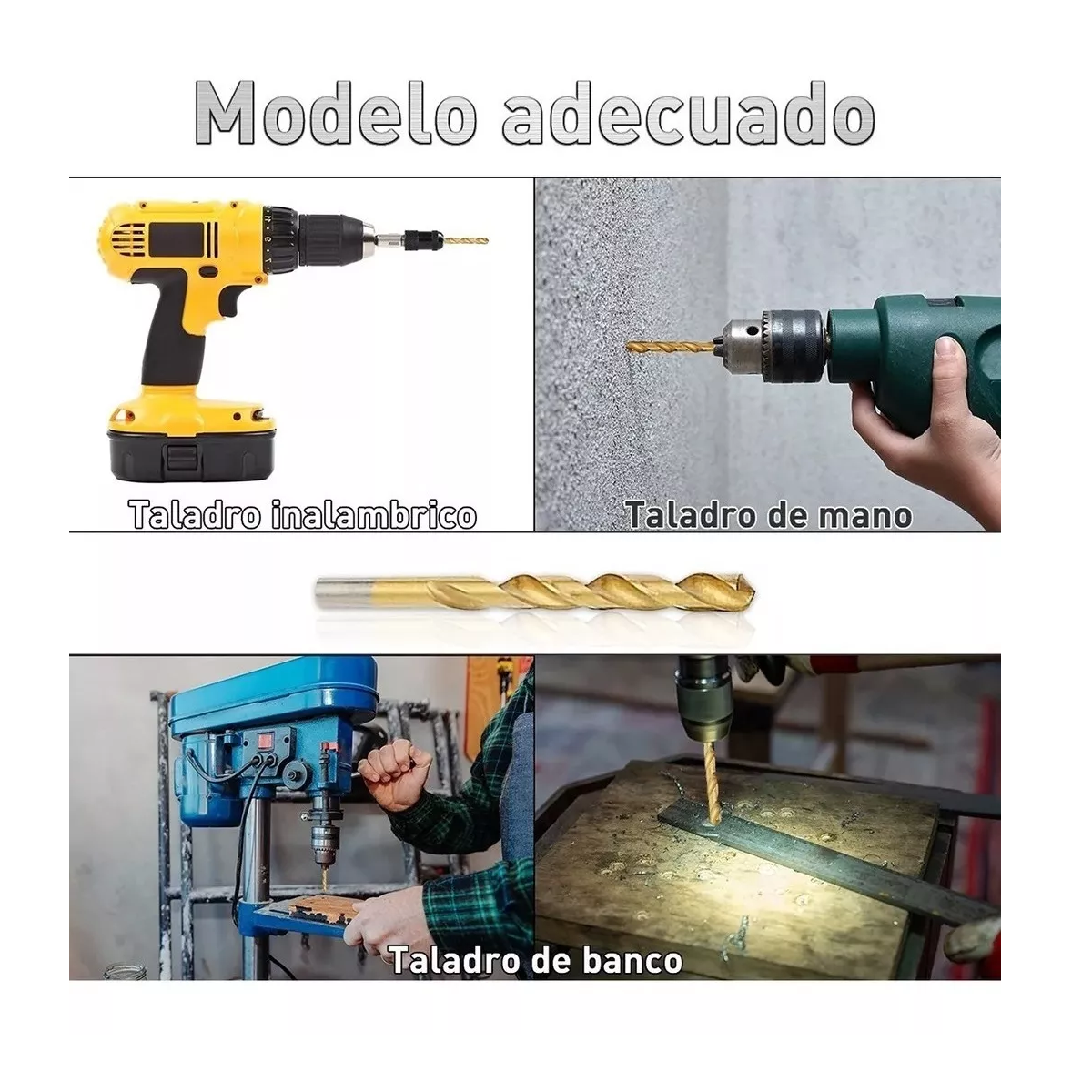 Juego De Brocas De Acero Rápido Para Metal Y Madera, 99 Pzs
