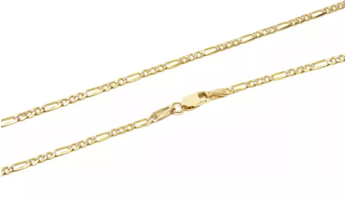 Cadena Cartier Diamantado Oro 14 Kilates. Oro Fino Joyería..