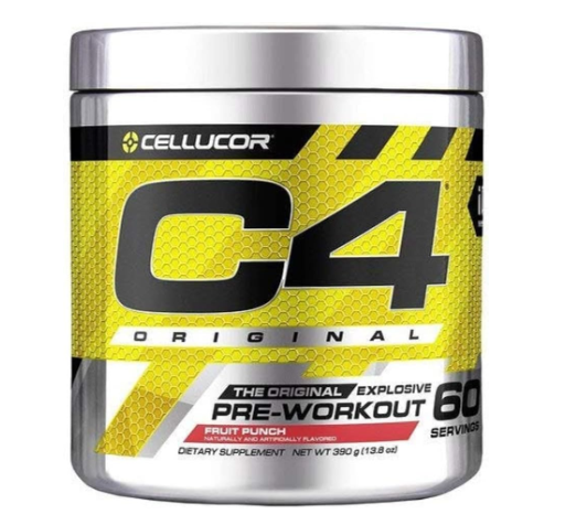 Pre Entreno C4 Cellucor (60 serv) Ponche de Frutas.