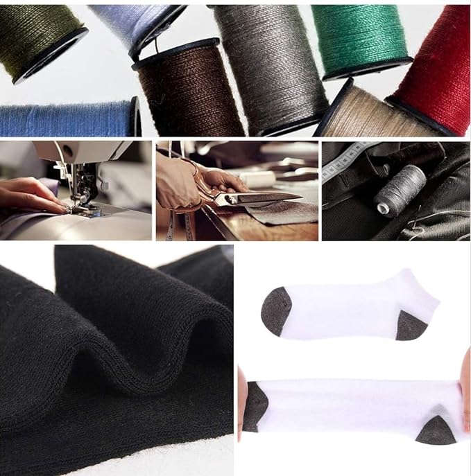 Calcetin para Hombre, Algodón,12 pares,Afelpado, Tines, Color Negro, Talla Única.