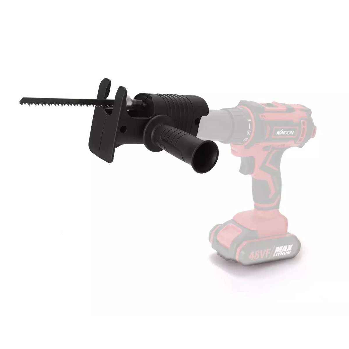 Adaptador Taladro Sierra Sable Reciproca Convertidor 3 pz NEGRO