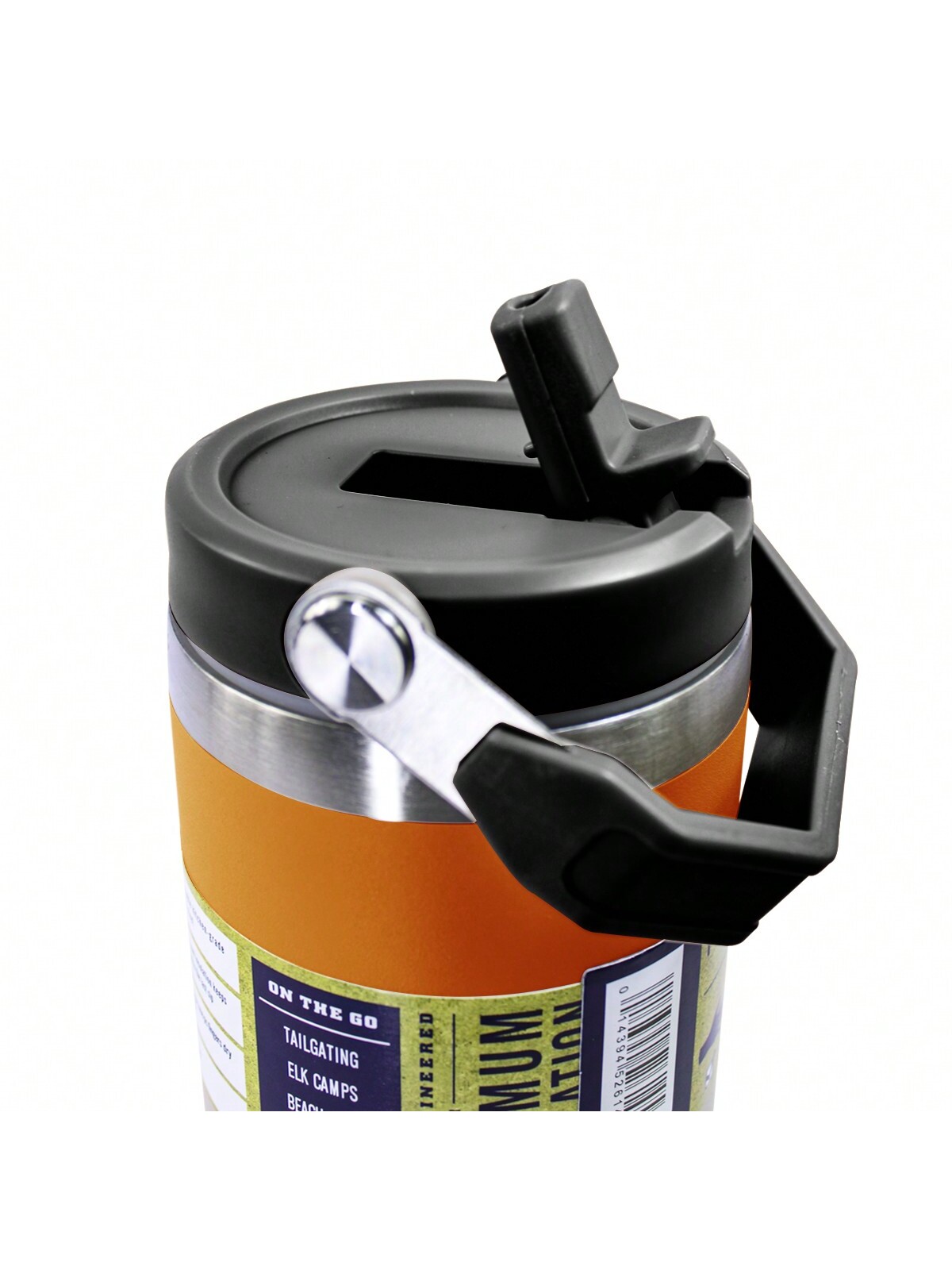 Vaso Termico Yeti Naranja Capacidad De 30oz Contapa Agaradera