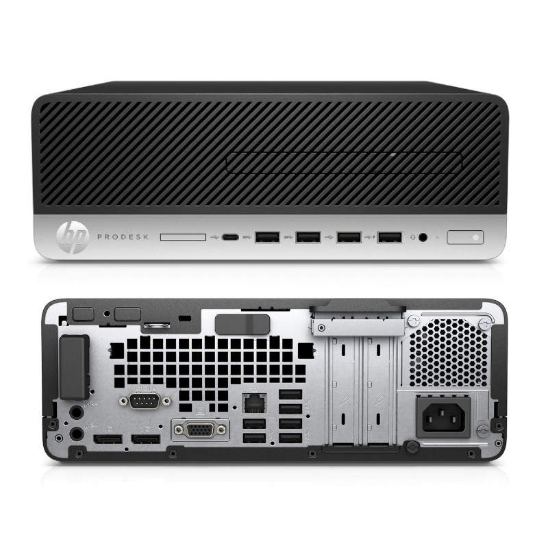 CPU HP ProDesk 600 G3 SFF- Intel Core i5 6ta generación- 8GB RAM 1TB Disco Duro-WIFI-Windows 10 PRO- Equipo Clase A, Reacondicionado.