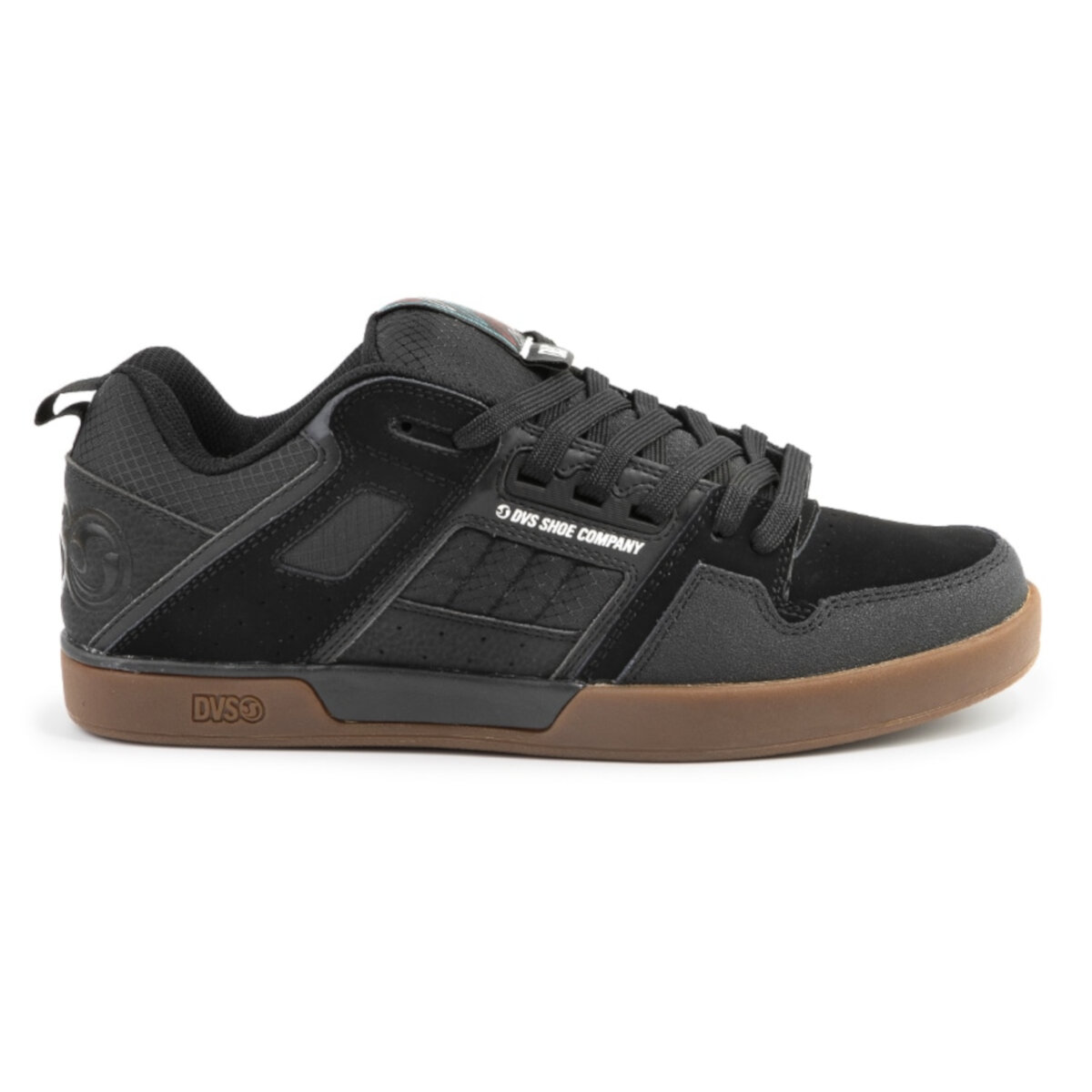 Dvs Comanche 2.0+ 007 Black Reflective Gum Nubuck.