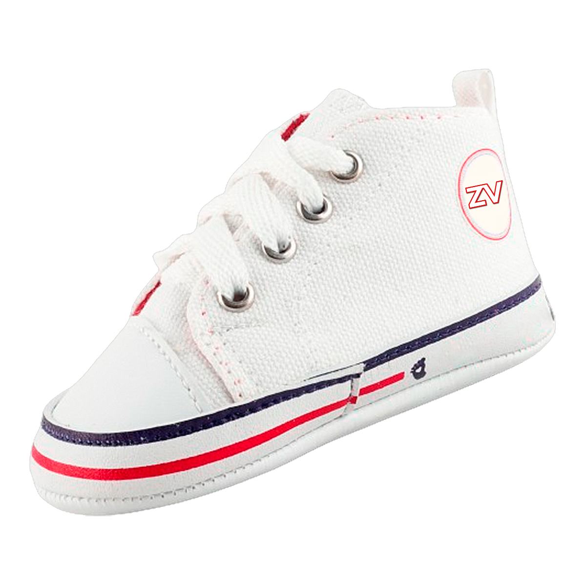 Tenis Niño Bebé Urbano Moda Cómodos Ligeros Blancos Hunter-b.