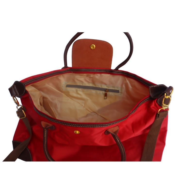 BOLSA DE LONa MODELO ROTERDAM COLOR ROJO MARCA ZOLE BOUTIQUE 