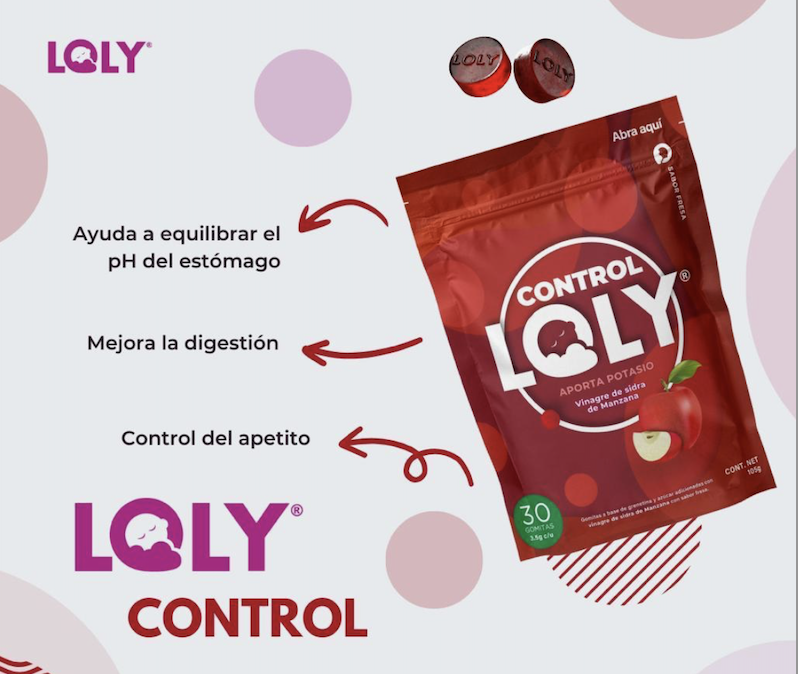 Loly® CONTROL Gomitas con Vinagre de Sidra de Manzana